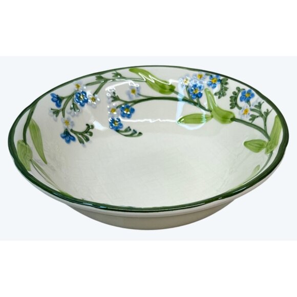 Franciscan Forget Me Not Round Vegetable Serving Bowl 8 3/4" - Picture 1 of 8